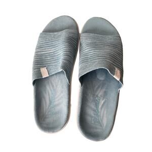 Spenco Odessa Fauna SP1245AQU
Womens Blue Canvas Slides Sandals
Shoes Sz‎ 10B